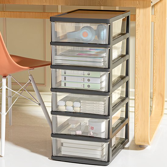 Organisateur de bureau compact idéal pour garder un espace de travail bien organisé.